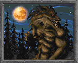 Screenshot: Werewolf w/moon