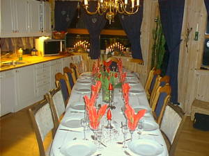 Decorated table