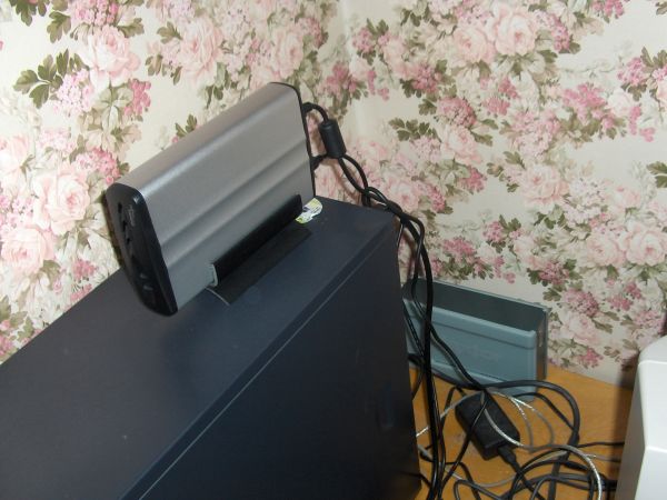 Computer with 2 external hard disks