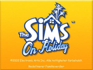Title Screen Sims on Holiday