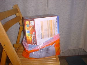 Box with DVD burner