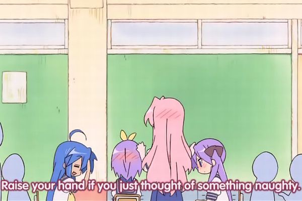 Screenshot anime Lucky*Star