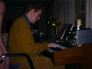 Me playing organ