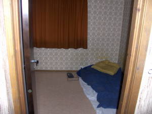 Bedroom with mattress on floor