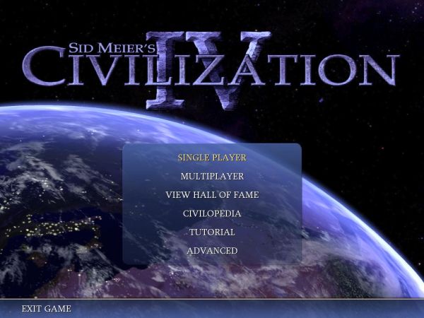 Civilization IV title screen