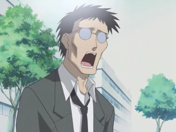 Kimura-sensei, screenshot anime Azumanga Daioh