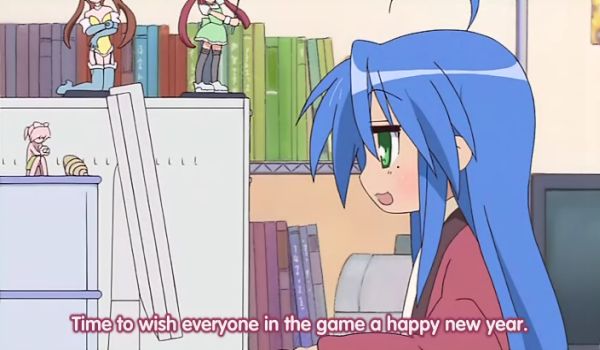 Screenshot anime Lucky*Star