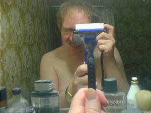 Holding a razor