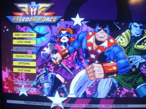 Freedom Force title screen