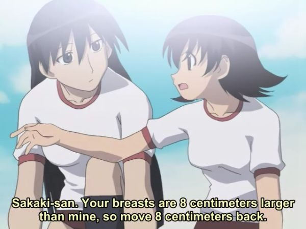 Screenshot anime Azumanga Daioh