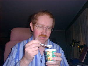 Portrait w/yoghurt