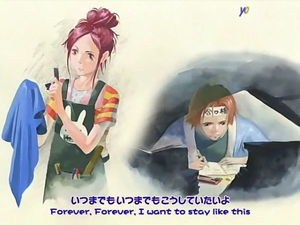 Screenshot anime Lovely Complex ED